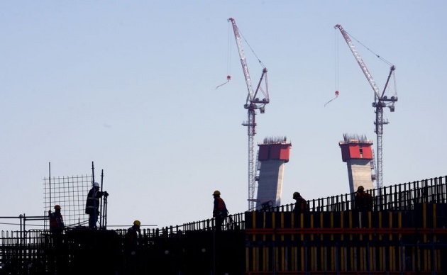 3. Boğaz Köprüsü'nün kuleleri eşitlendi 13