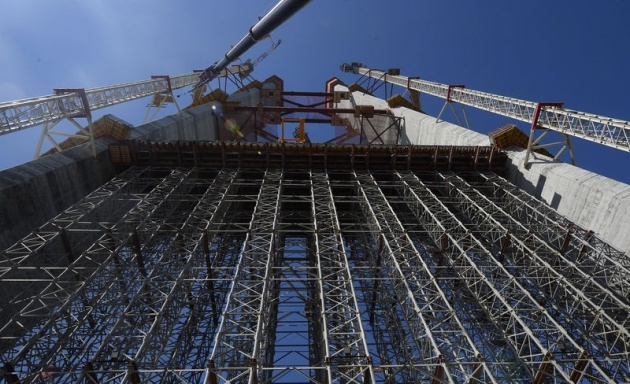 3. Boğaz Köprüsü'nün kuleleri eşitlendi 18