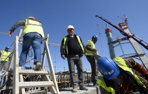 3. Boğaz Köprüsü'nün kuleleri eşitlendi 20