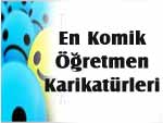 En komik öğretmen karikatürleri