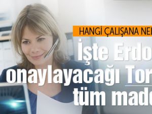 Erdoğan'ın onaylacağı Torba Yasa'nın tüm maddeleri