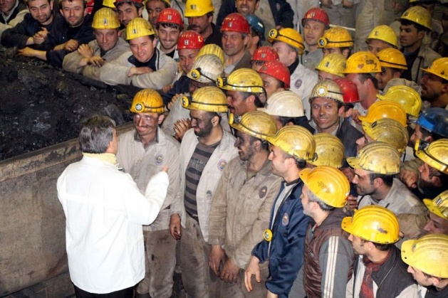 Gül'den madencilere sürpriz ziyaret 18