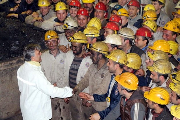 Gül'den madencilere sürpriz ziyaret 19