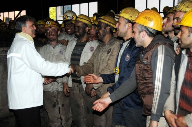 Gül'den madencilere sürpriz ziyaret 20