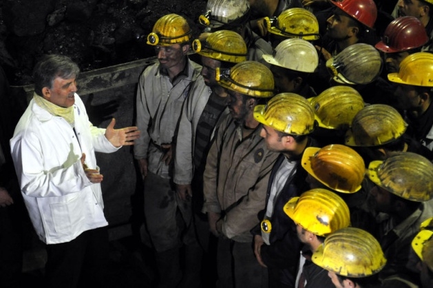 Gül'den madencilere sürpriz ziyaret 3
