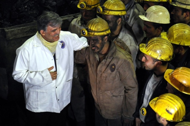 Gül'den madencilere sürpriz ziyaret 34