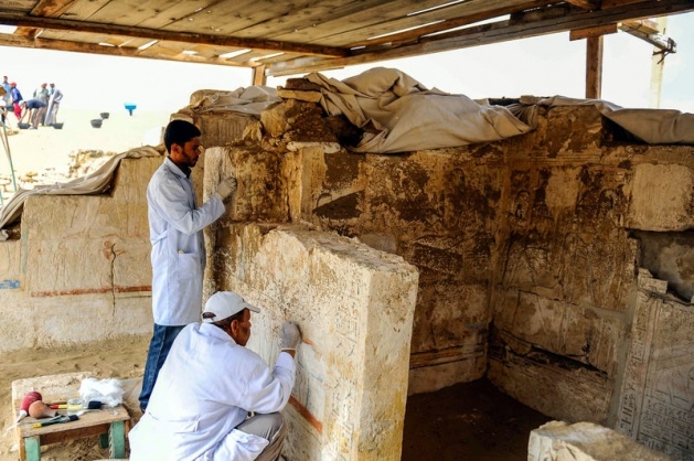 Mısır'da 3100 yıllık mezar bulundu 7