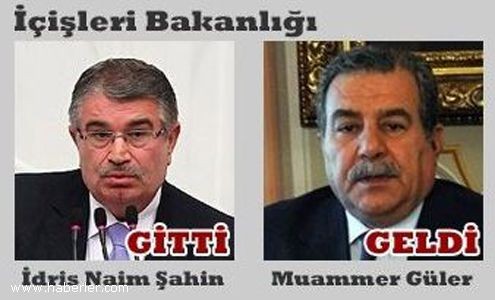 İşte Giden ve Gelen Bakanlar 1