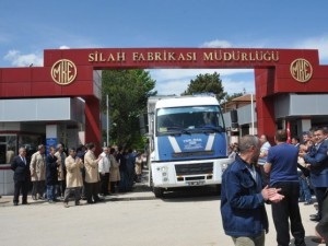 İlk yerli piyade tüfeğine atışlı uğurlama