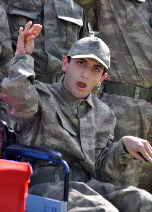 Engelliler askerlik heyecanı yaşadı 11