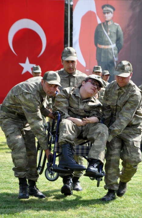 Engelliler askerlik heyecanı yaşadı 6