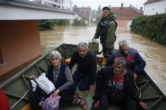 Bosna Hersek sular altında kaldı 10