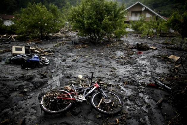 Bosna Hersek sular altında kaldı 11