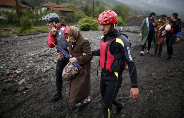 Bosna Hersek sular altında kaldı 13