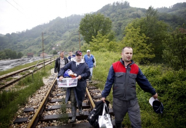 Bosna Hersek sular altında kaldı 15