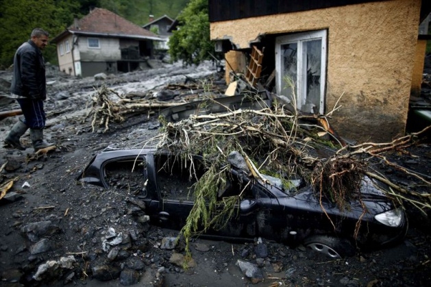 Bosna Hersek sular altında kaldı 30