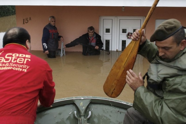 Bosna Hersek sular altında kaldı 37