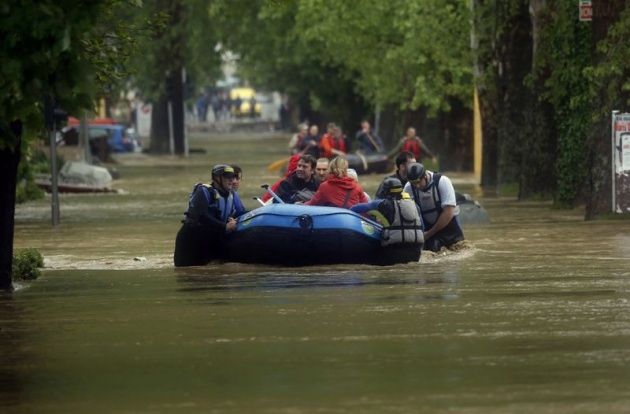 Bosna Hersek sular altında kaldı 40