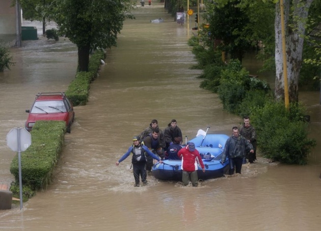 Bosna Hersek sular altında kaldı 42