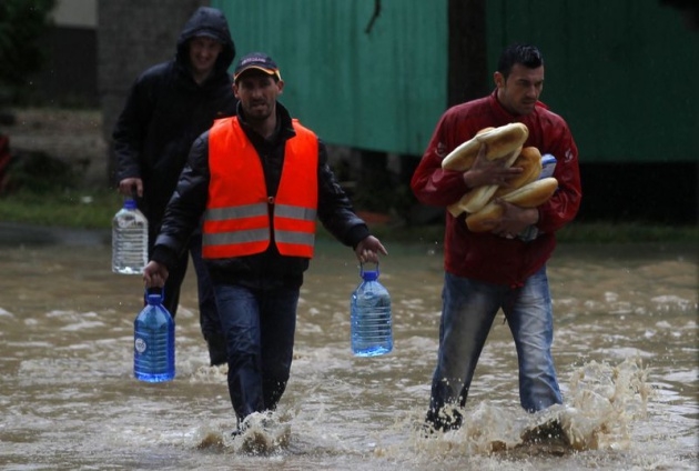 Bosna Hersek sular altında kaldı 49