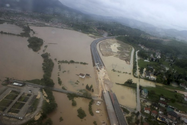 Bosna Hersek sular altında kaldı 5