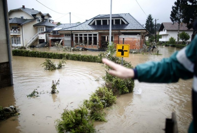 Bosna Hersek sular altında kaldı 53