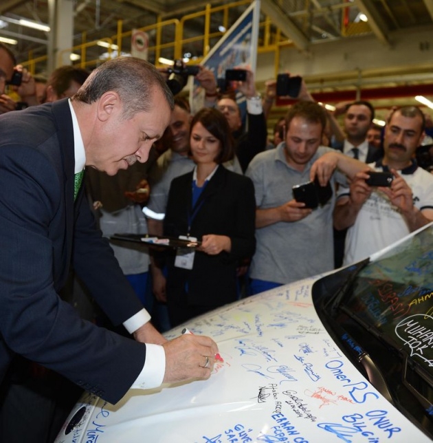 Bill Ford, Erdoğan'a şoförlük yaptı 3
