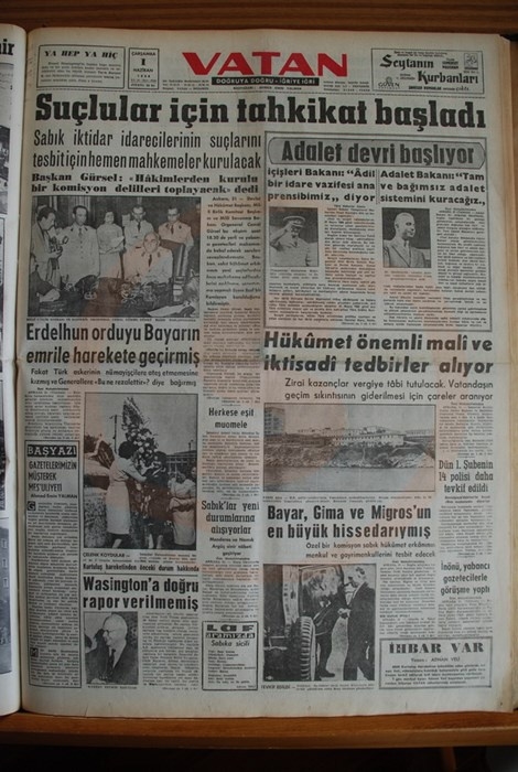 Bu manşetler Menderes'i idama götürdü 13