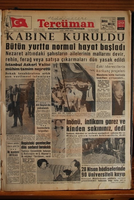 Bu manşetler Menderes'i idama götürdü 30