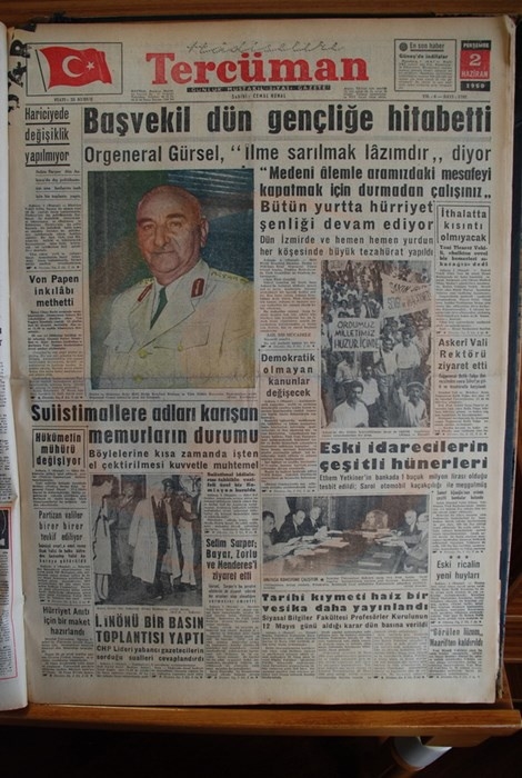 Bu manşetler Menderes'i idama götürdü 34