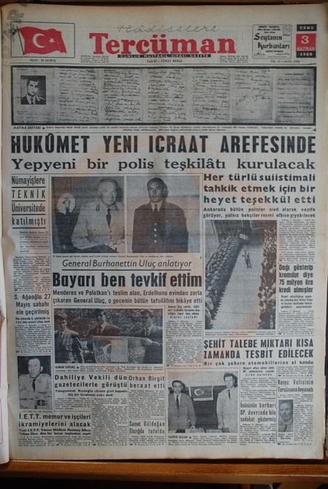 Bu manşetler Menderes'i idama götürdü 35