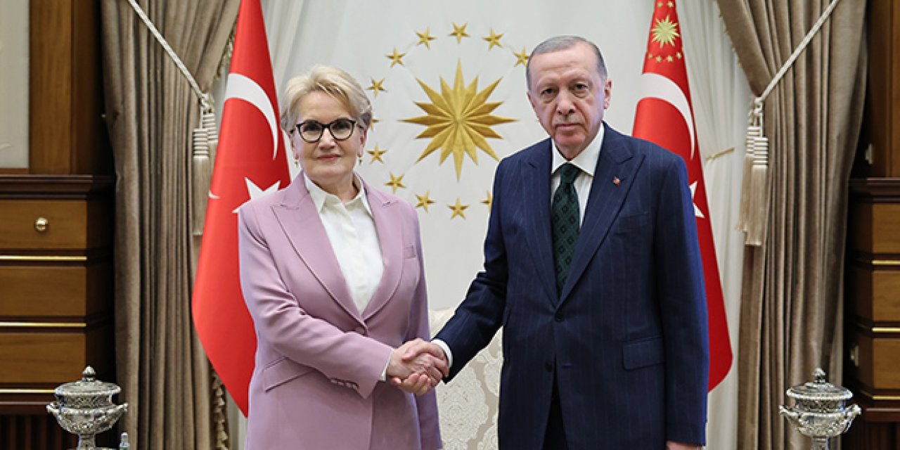 Cumhurbaşkanı Erdoğan, Meral Akşener'i kabul etti