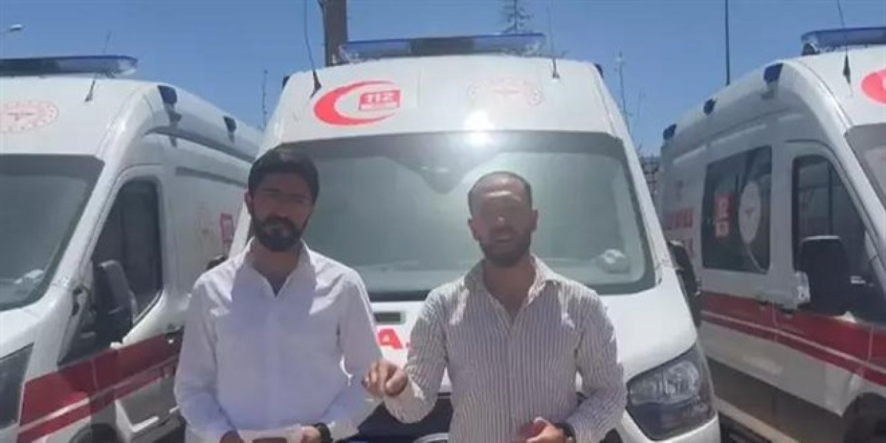 Yol isteyen ambulansın önünü kesip şoförü dövdü!