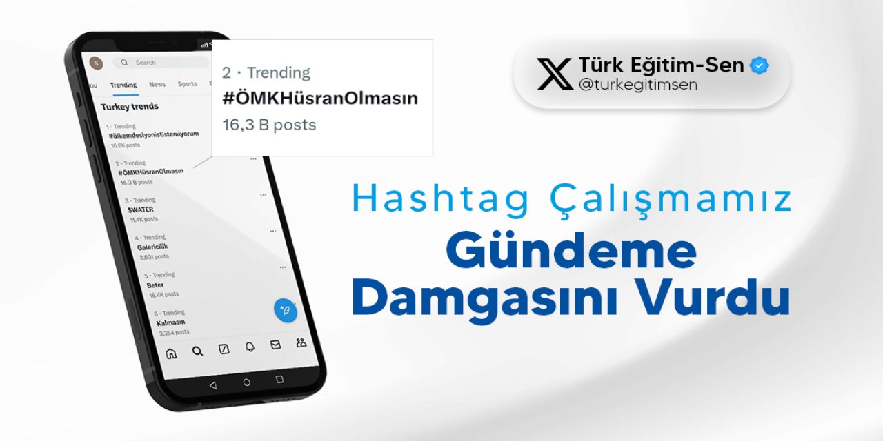 #ÖMKHüsranOlmasın Gündeme Damgasını Vurdu