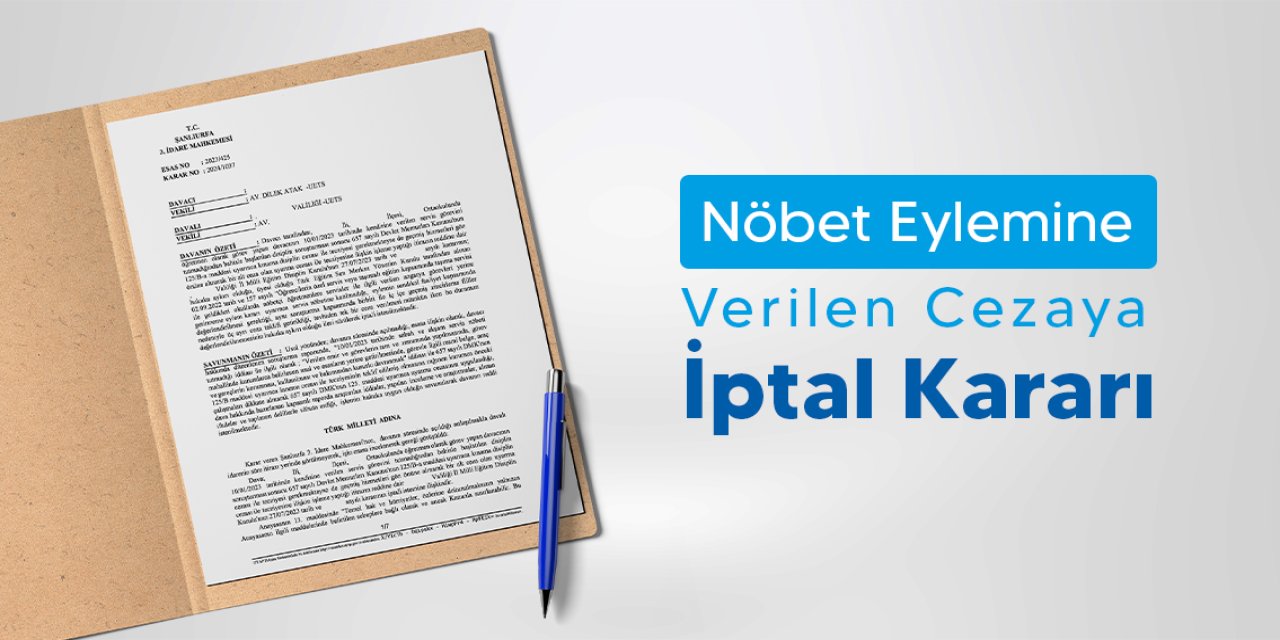 Öğretmene Verilen Nöbet Eylemi Cezasını Mahkeme İptal Etti!