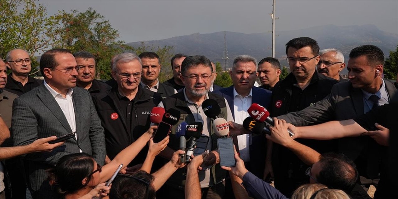 İbrahim Yumaklı: Yangınların 69'u kontrol altına alındı, 6 aktif yangın var