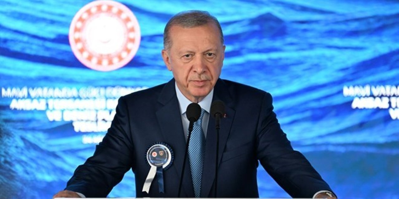 Cumhurbaşkanı Erdoğan'dan Mavi Vatan vurgusu