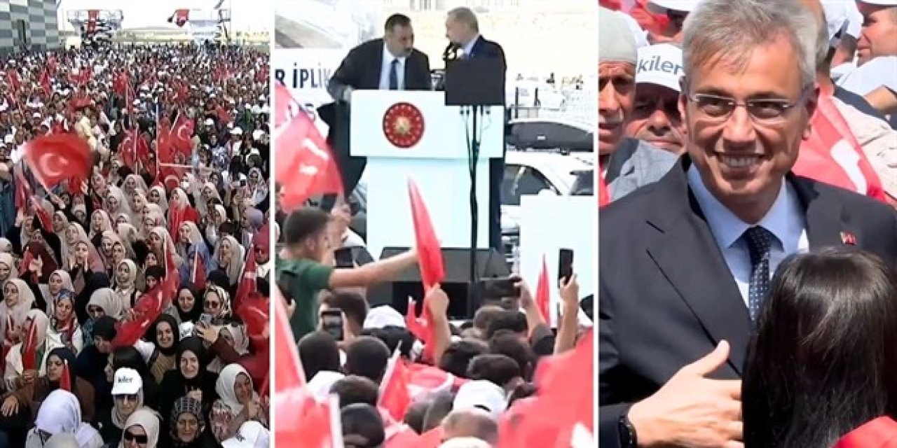 Bitlis'te küçük kız pankartla Erdoğan'dan yardım istedi