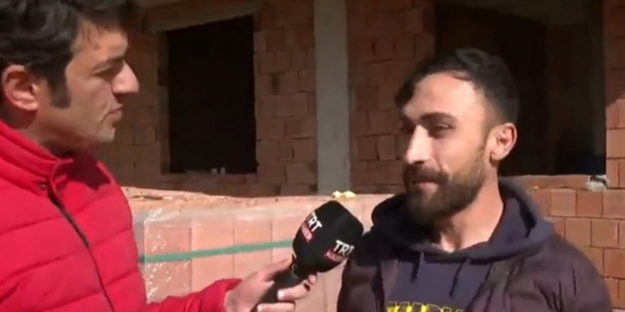 Aylık 200 bin lira kazanan inşaat işçisi sosyal medyada gündem oldu