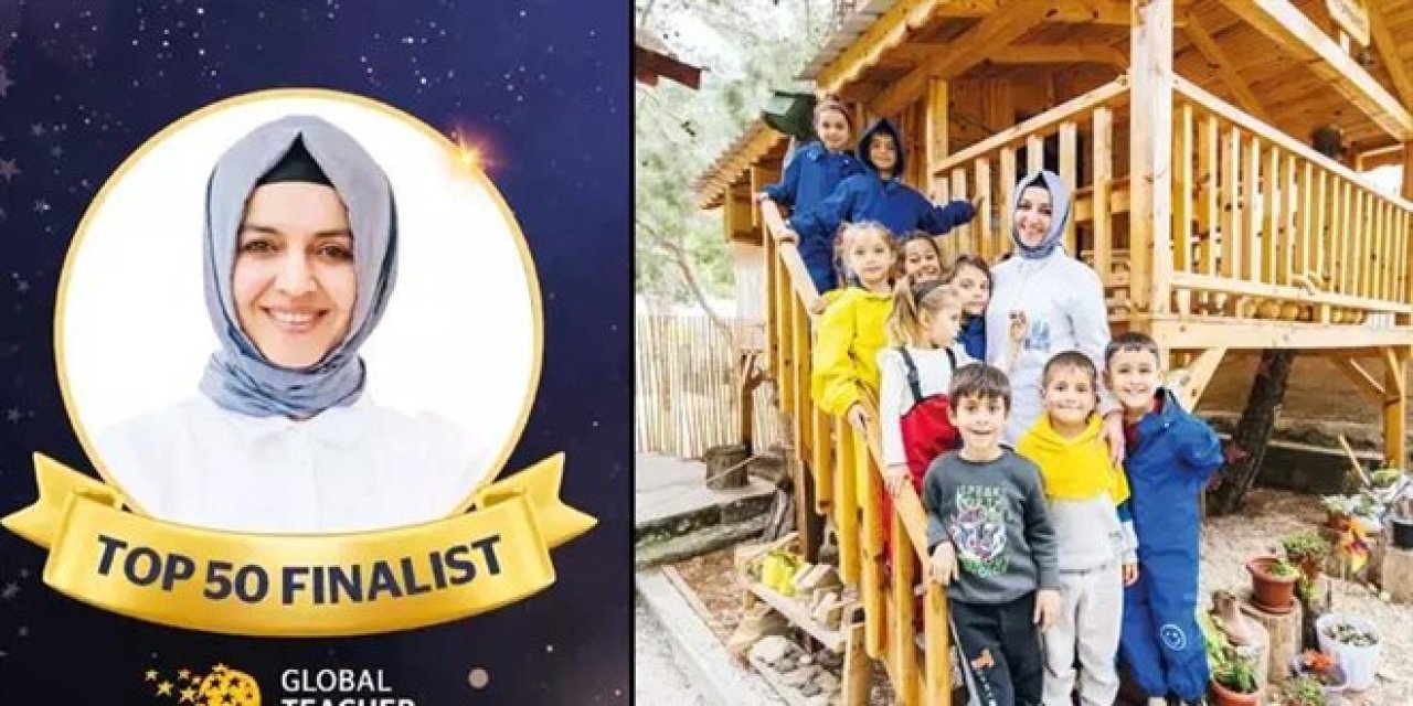 Dünya'nın en iyi 50 öğretmeni arasına girdi - Rumeysa öğretmenin büyük başarısı!