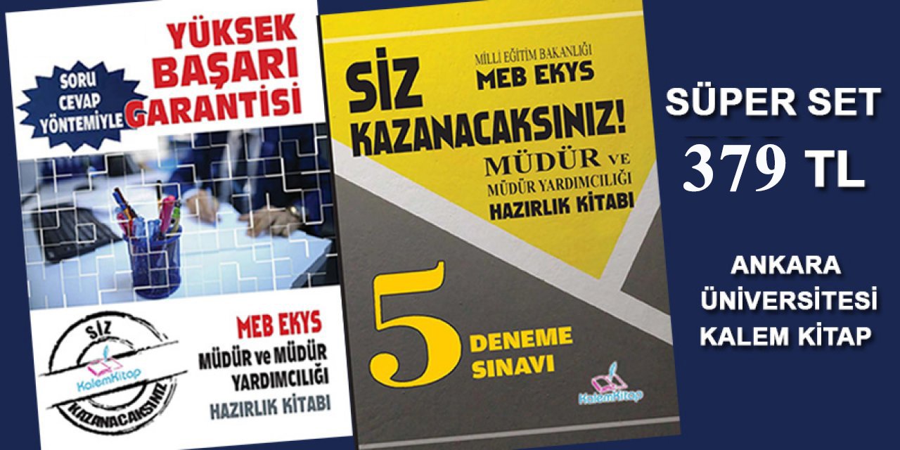 MEB EKYS 2025 Yüksek Başarı Garantisi Veren Kitap Seti