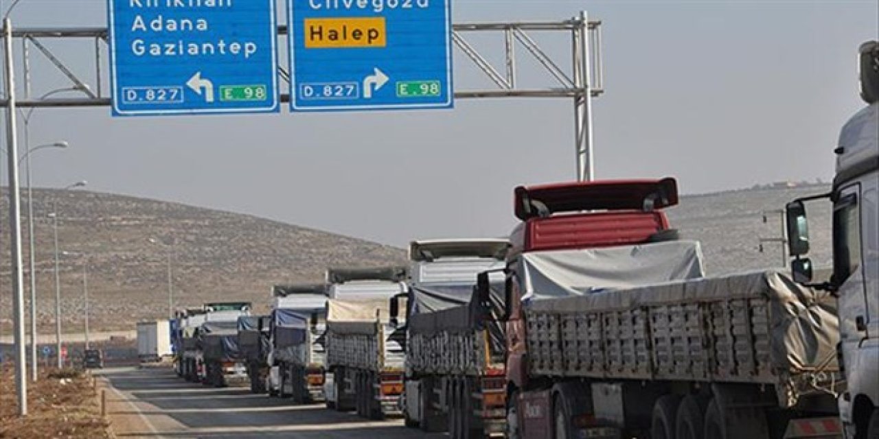 Suriye ile ticaret engeli kalktı, kapılar tırlarımıza açıldı
