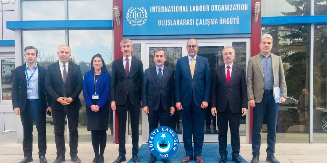 Türkiye Kamu-Sen'den ILO Türkiye Direktörüne Ziyaret