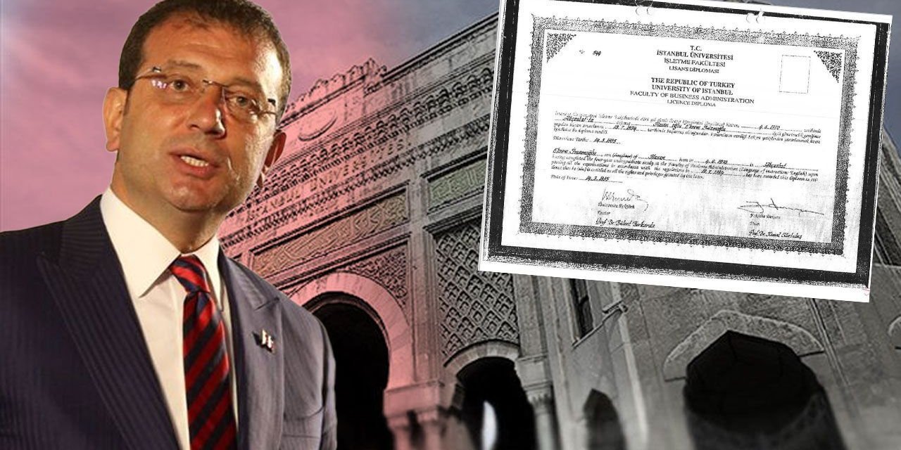 Ekrem İmamoğlu'nun diploması iptal edildi