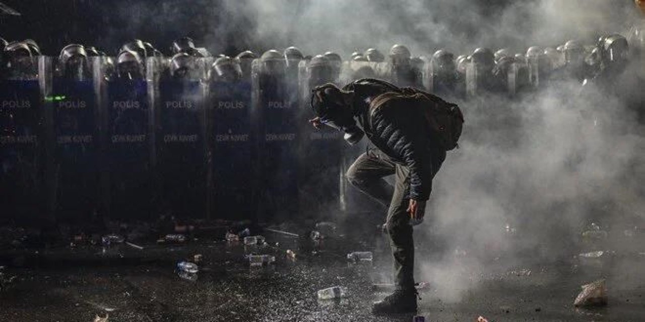 Saraçhane'deki izinsiz gösterilerde 7'si gazeteci 22 tutuklama