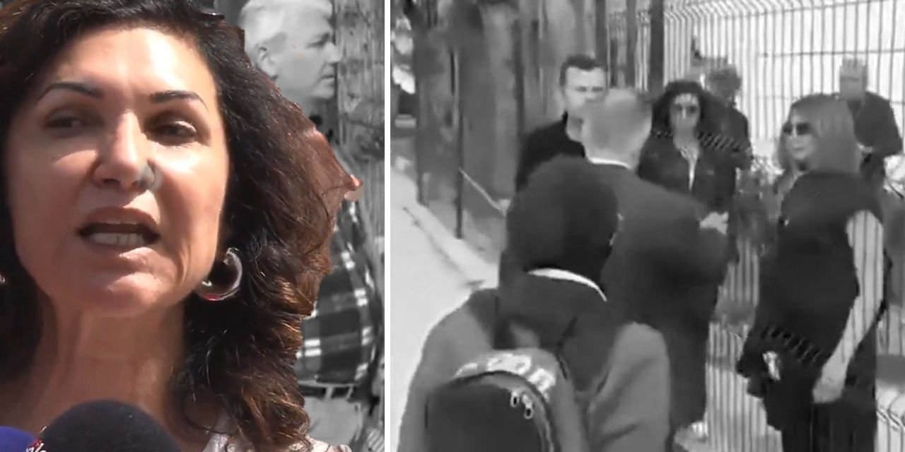 Kıbrıs'taki başörtüsü skandalı büyüyor! Sendika başkanı Türk Büyükelçiliği önünde tehditler savurdu