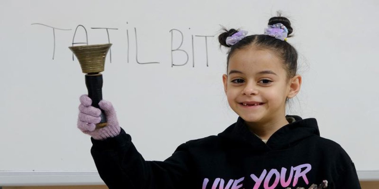 Tatil bitti, ders zili yeniden çalacak