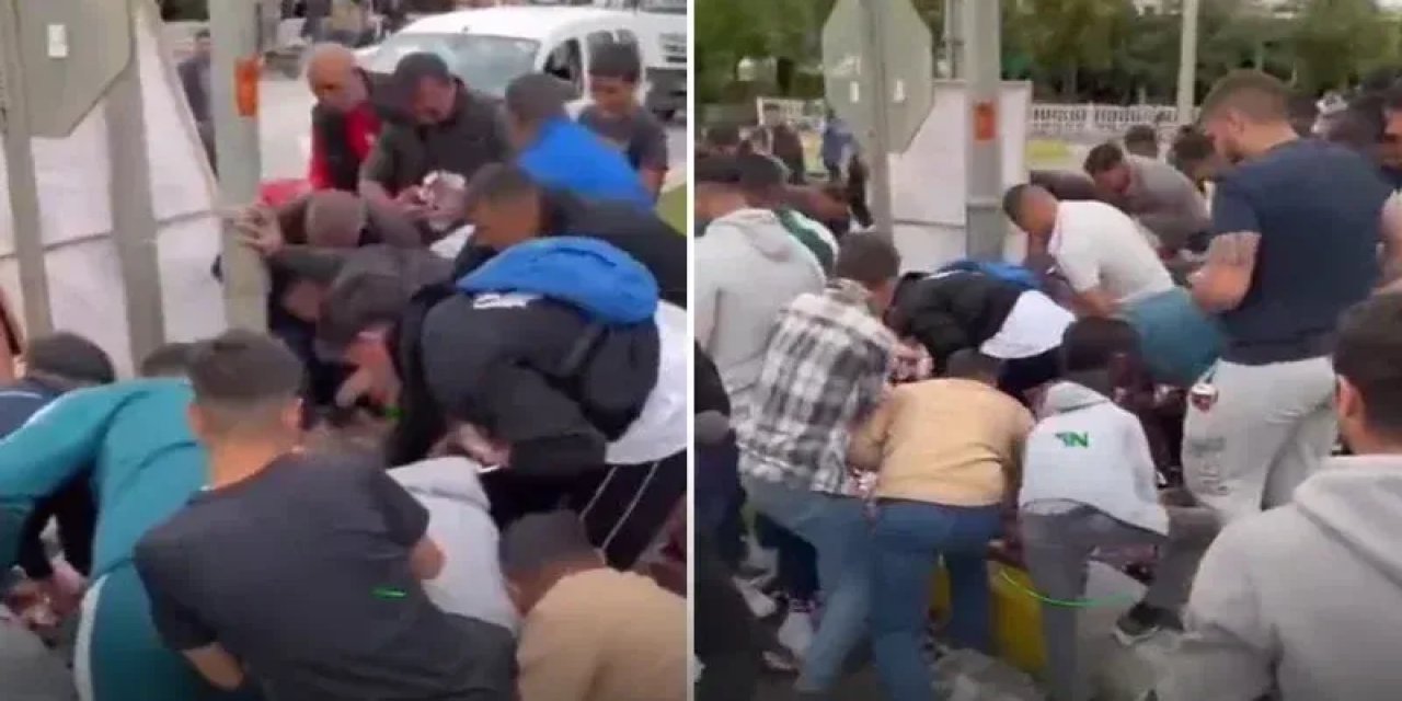 Görüntü İzmir'den... Birbirlerini ezip biraları yağmaladılar