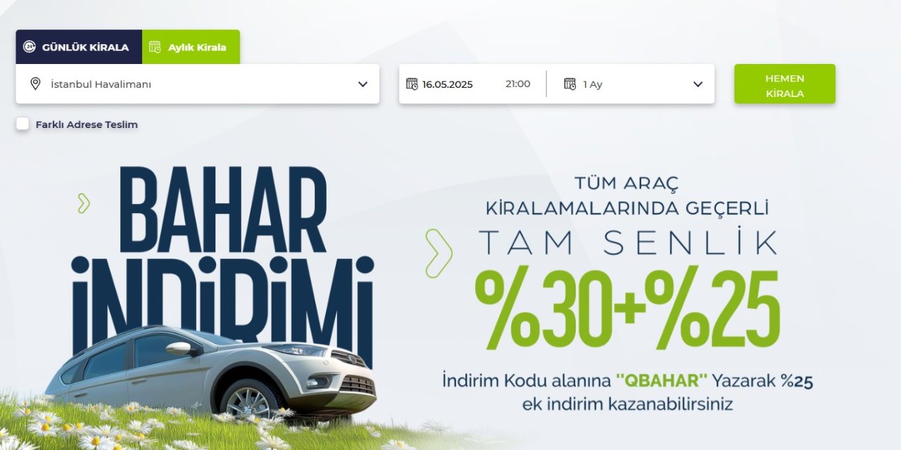 Kurumsal Araç Kiralama - Qcar.com.tr