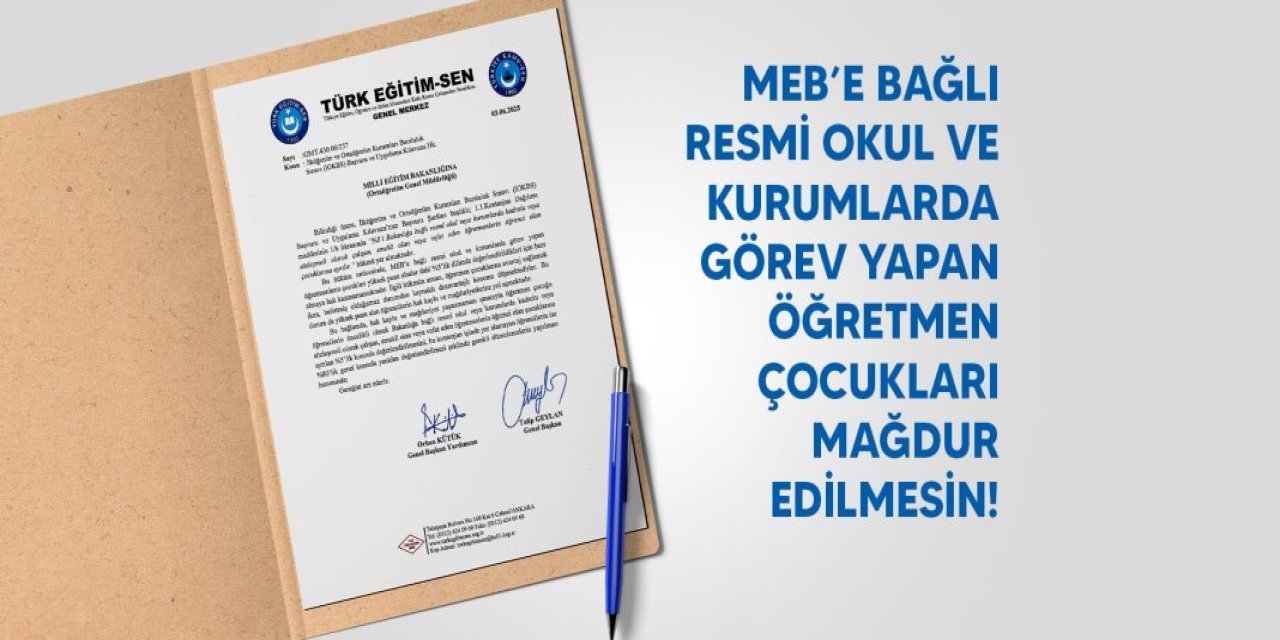 Yüksek Puan Alan Öğretmen Çocukları MEB Bursluluk Sınavı Mağduru Oldu